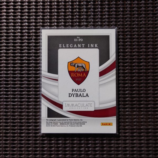 01/25シリ Paulo Dybala 直筆サイン Sapphire パラレル Elegant Ink