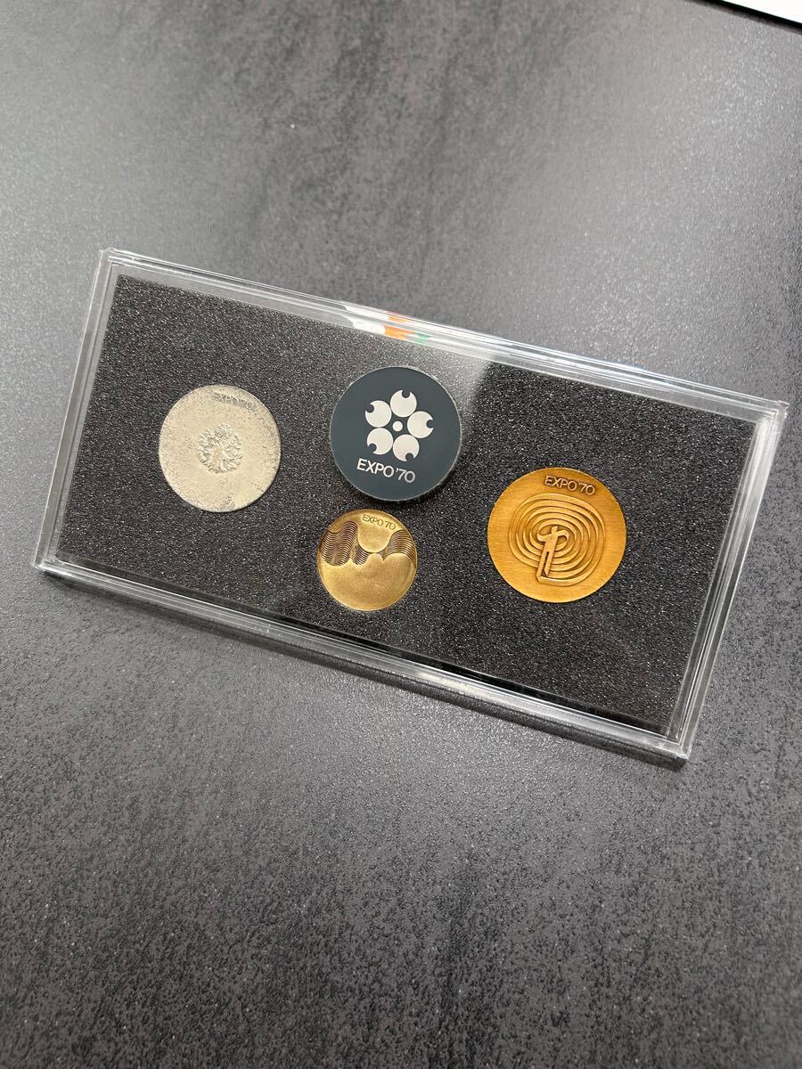 日本万国博覧会記念メダル EXPO'70 金銀銅セット 金 銀 銅 K18 MEDAL