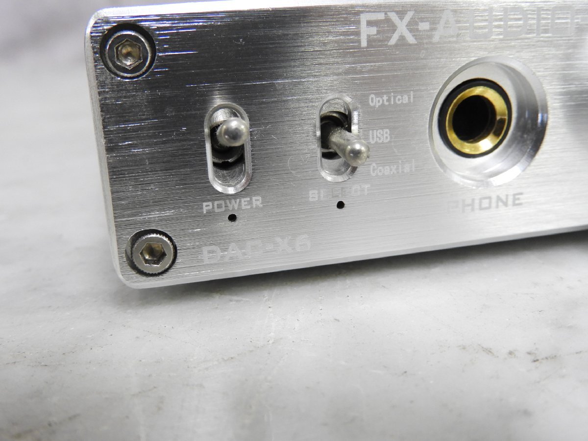 ☆ FX-AUDIO- DAC-X6 ヘッドホンアンプ ☆中古☆ 【公式通販】