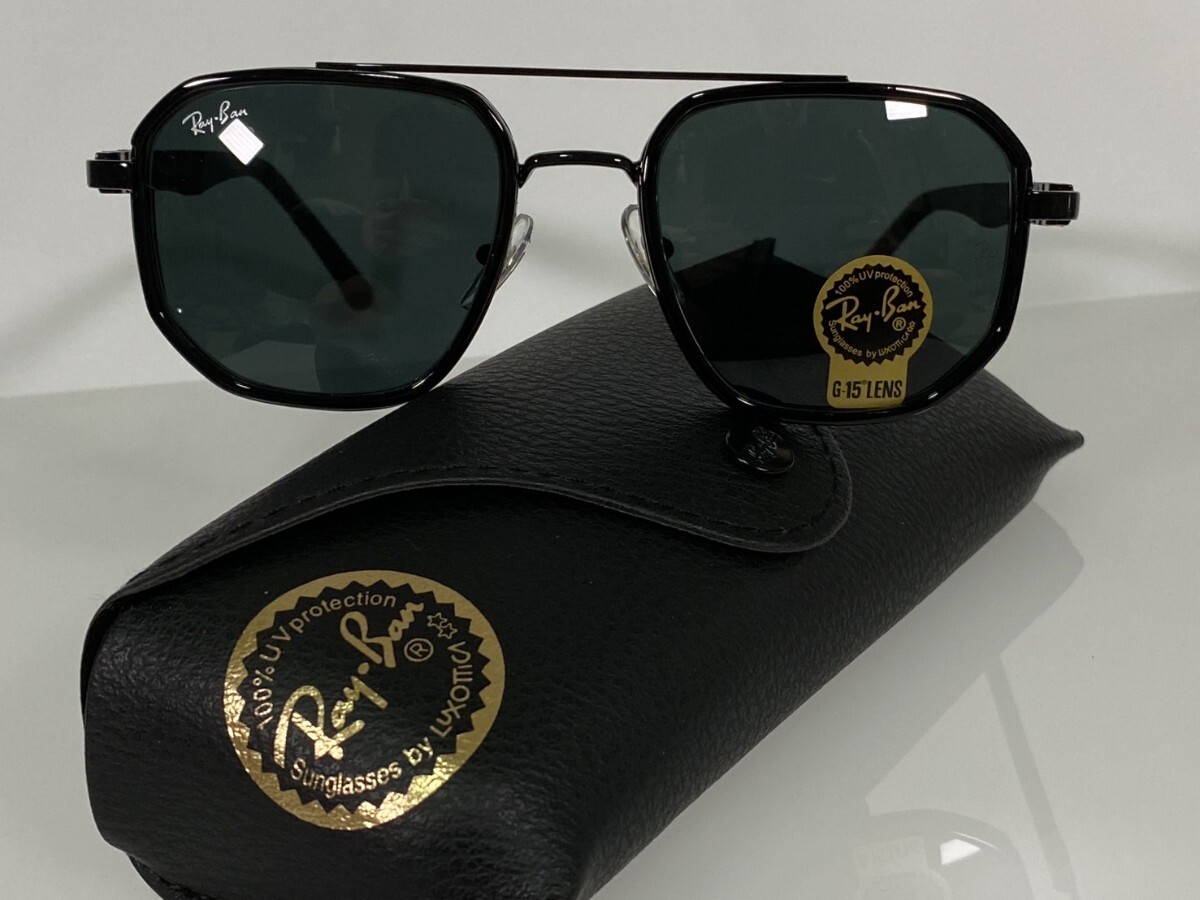 Ray-Ban サングラス ダブルブリッジ ブラック 専用ケース付 【公式通販】