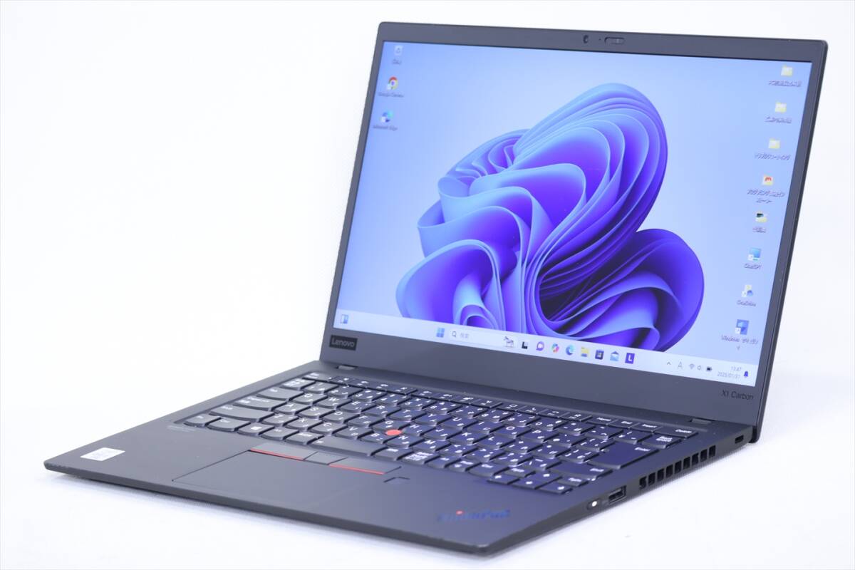 1円～ Windows11 バッテリー良好 WiFi6対応 軽量 薄型 Lenovo ThinkPad X1 Carbon Gen8 i5-10310U 8GB SSD256GB 14FHD 2021年出荷_1