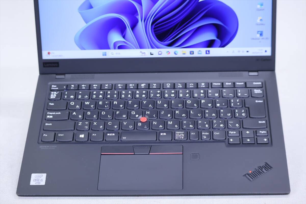 1円～ Windows11 バッテリー良好 WiFi6対応 軽量 薄型 Lenovo ThinkPad X1 Carbon Gen8 i5-10310U 8GB SSD256GB 14FHD 2021年出荷_2