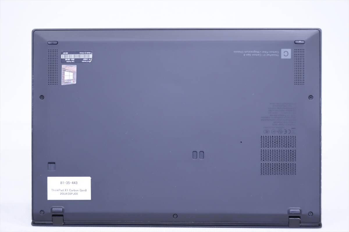 1円～ Windows11 バッテリー良好 WiFi6対応 軽量 薄型 Lenovo ThinkPad X1 Carbon Gen8 i5-10310U 8GB SSD256GB 14FHD 2021年出荷_6