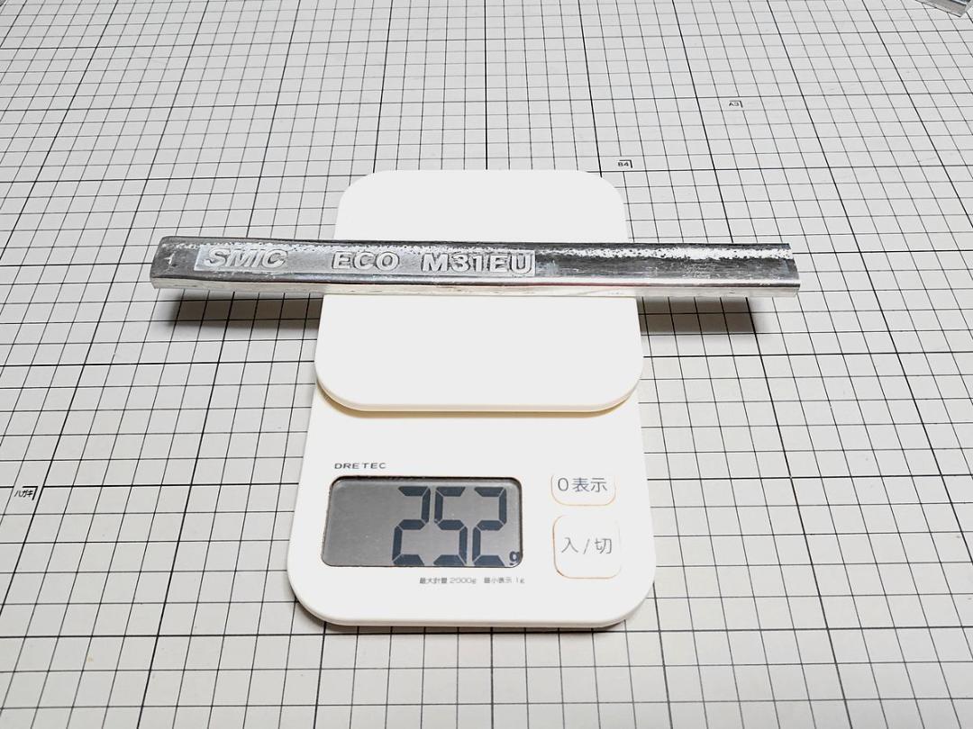 高級 ピューター 錫 インゴット 252g 銀入り silver 白目/白鑞_2