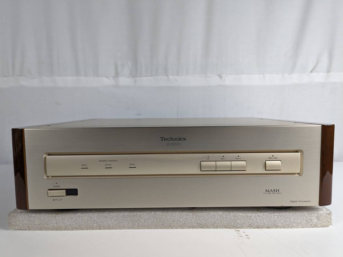 ◇◇Technics SH-X1000 D/Aコンバーター 動作品 テクニクス 元箱 説明
