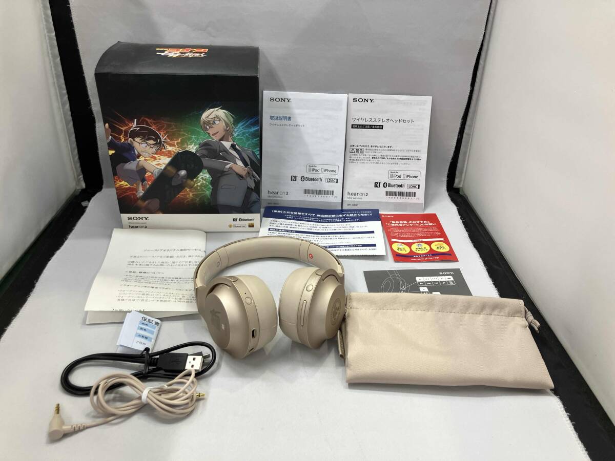 SONY ソニー h.ear on 2 Mini Wireless WH-H800劇場版『名探偵コナン ゼロの執行人』公開記念「安室 透」モデル(ゆ06-08-02)