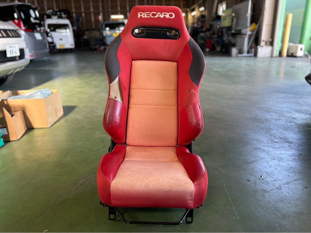 レカロRECARO シート 赤 ジャンク②(本体)｜売買されたオークション 