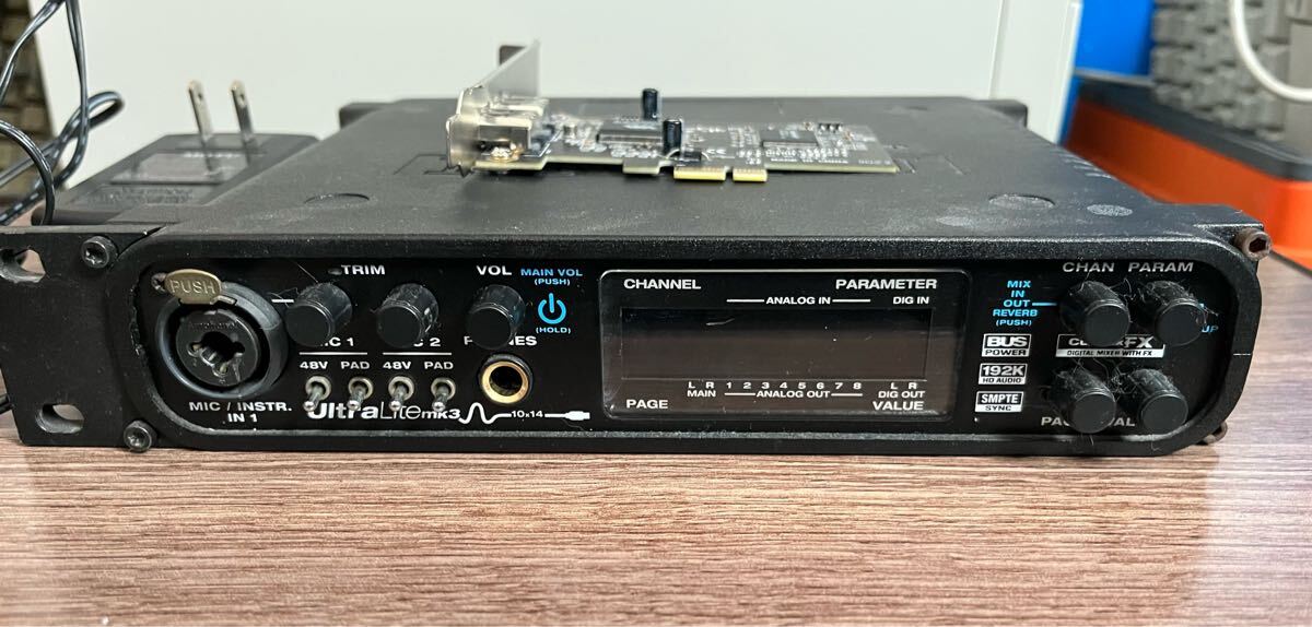 MOTU UltraLite mk3 FireWire カード付き 動作OK Hybrid MOTU Motu BOX) Interface, Review: