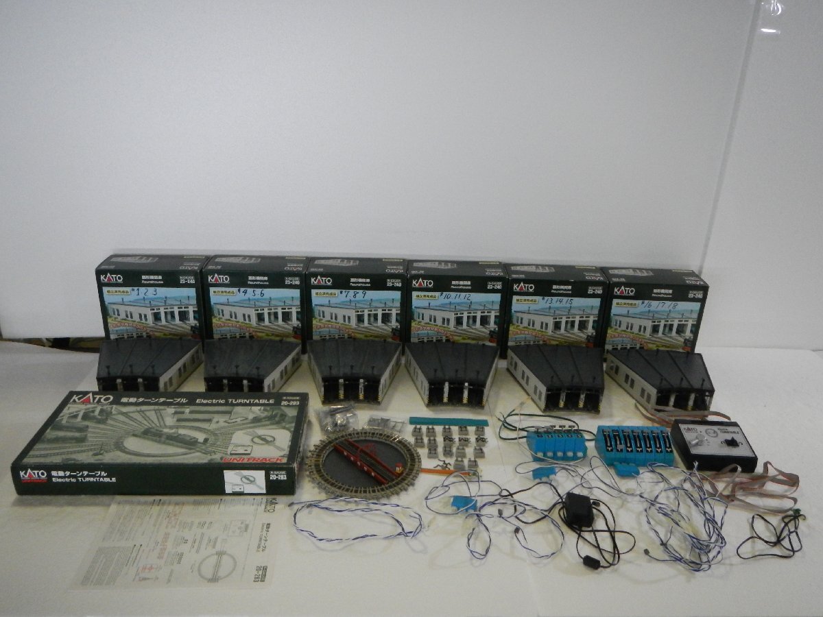 KATO 20-283 電動ターンテーブル 扇形機関庫セット ジャンク品 KATO