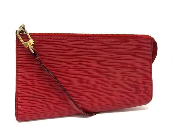 美品】Louis Vuitton ルイヴィトン エピ赤 ペンケース 美品】Louis