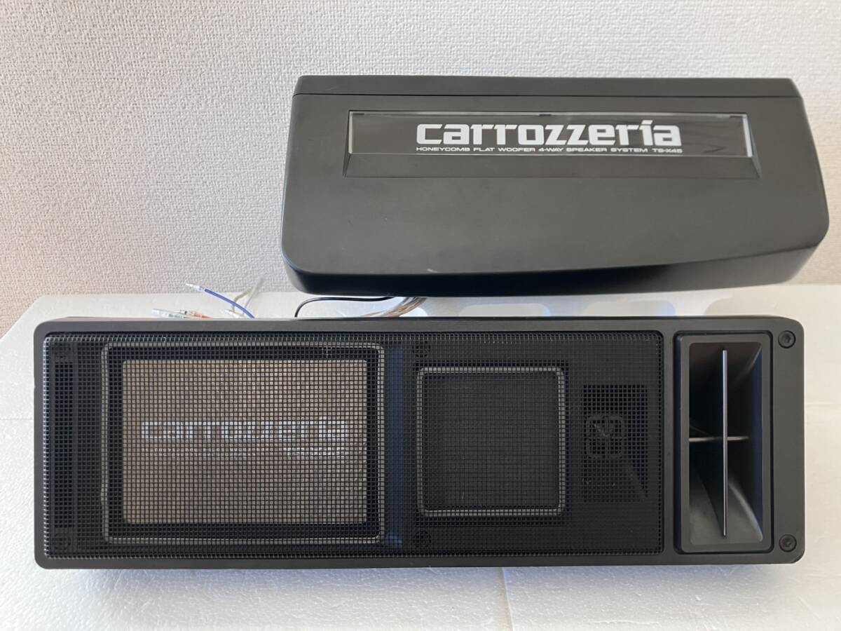 carrozzeria コアキシャルスピーカー シルバー 希少稼働品 carrozzeria PIONEER TS-X45 昭和レトロンサムカーボーイ