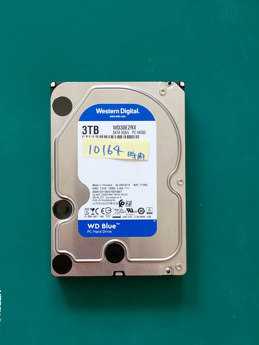 使用8410時間！WD WD30EZRX [3TB SATA600]正常196 使用8410時間！WD