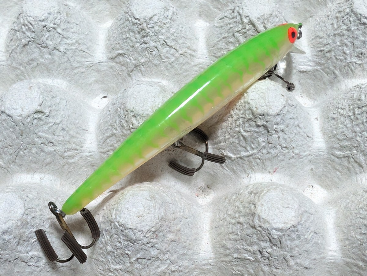 ボーマー・夜光板入り・エイト環・クリア素材【ロングＡ １５Ａ】４1/2inch・１/２oz.：グリーンタイガー/グロー/オレンジベリー_6