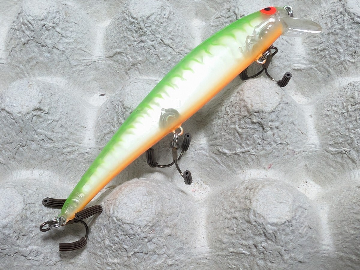 ボーマー・夜光板入り・エイト環・クリア素材【ロングＡ １５Ａ】４1/2inch・１/２oz.：グリーンタイガー/グロー/オレンジベリー_7