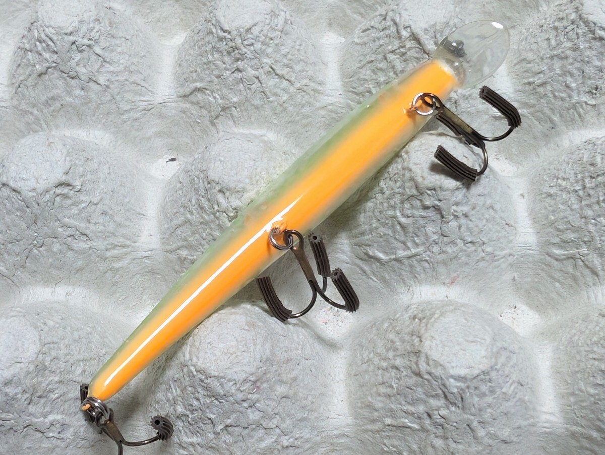 ボーマー・夜光板入り・エイト環・クリア素材【ロングＡ １５Ａ】４1/2inch・１/２oz.：グリーンタイガー/グロー/オレンジベリー_8