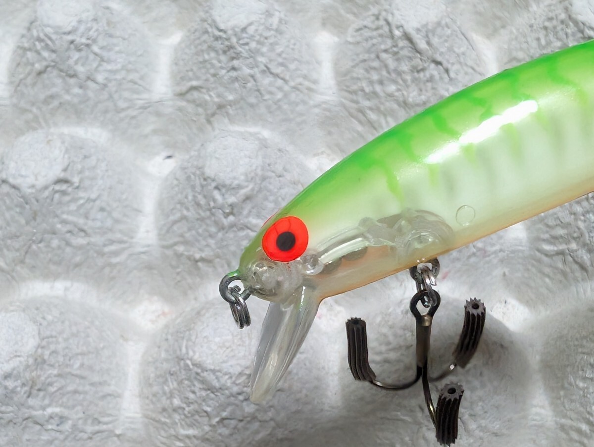 ボーマー・夜光板入り・エイト環・クリア素材【ロングＡ １５Ａ】４1/2inch・１/２oz.：グリーンタイガー/グロー/オレンジベリー_9