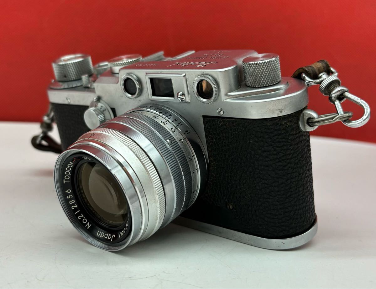 Leotax F フィルムカメラ レンジファインダー ボディ Topcor-S F2 5cm