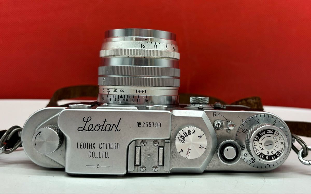 Leotax F フィルムカメラ レンジファインダー ボディ Topcor-S F2 5cm