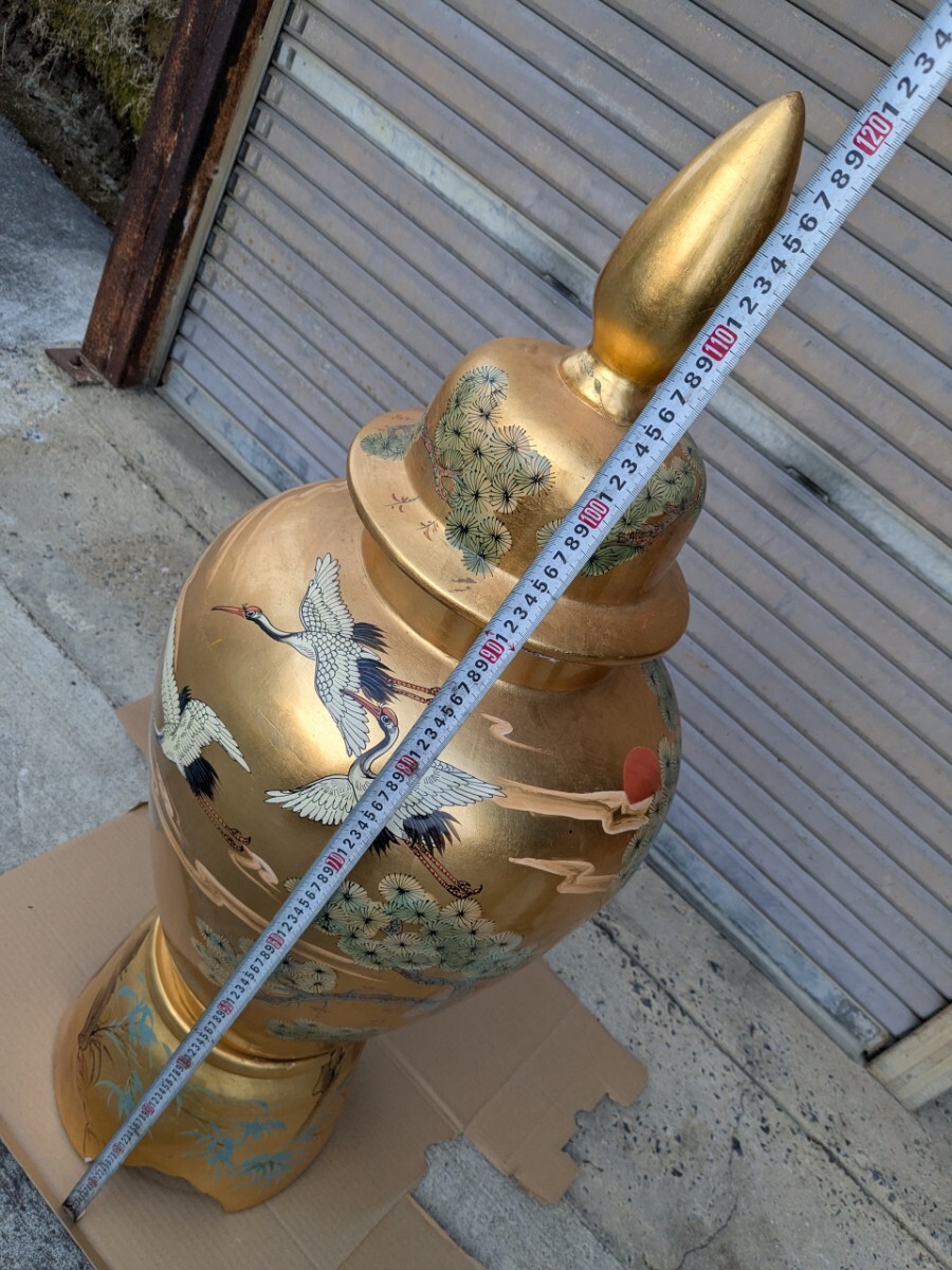 沈香壺 有田焼 ? 特大 飾壺 特大沈香壺 検)飾壷 特大約70cm 色絵美人