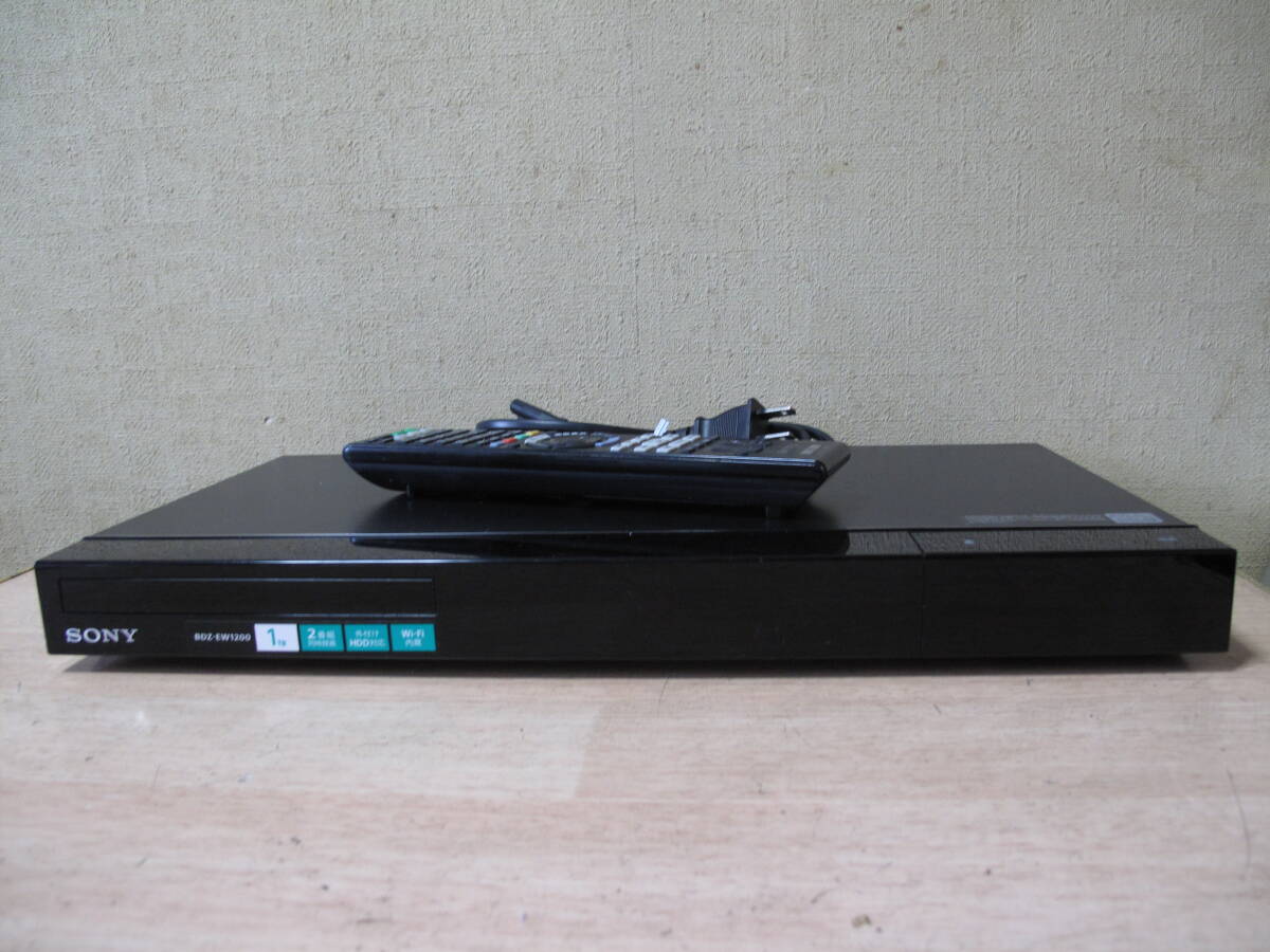 SONY ブルーレイレコーダー BDZ-EW1200 2番組同時録画 15年製 1TB 