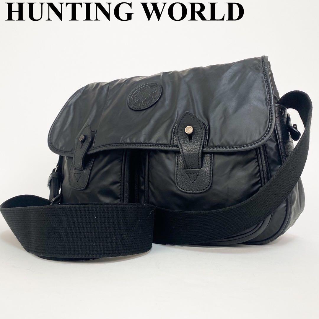 ハンティングワールド メッセンジャーバッグ バチュークロス キャリーオール 美品 HUNTING WORLD メッセンジャーバッグ キャリーオール ショルダー