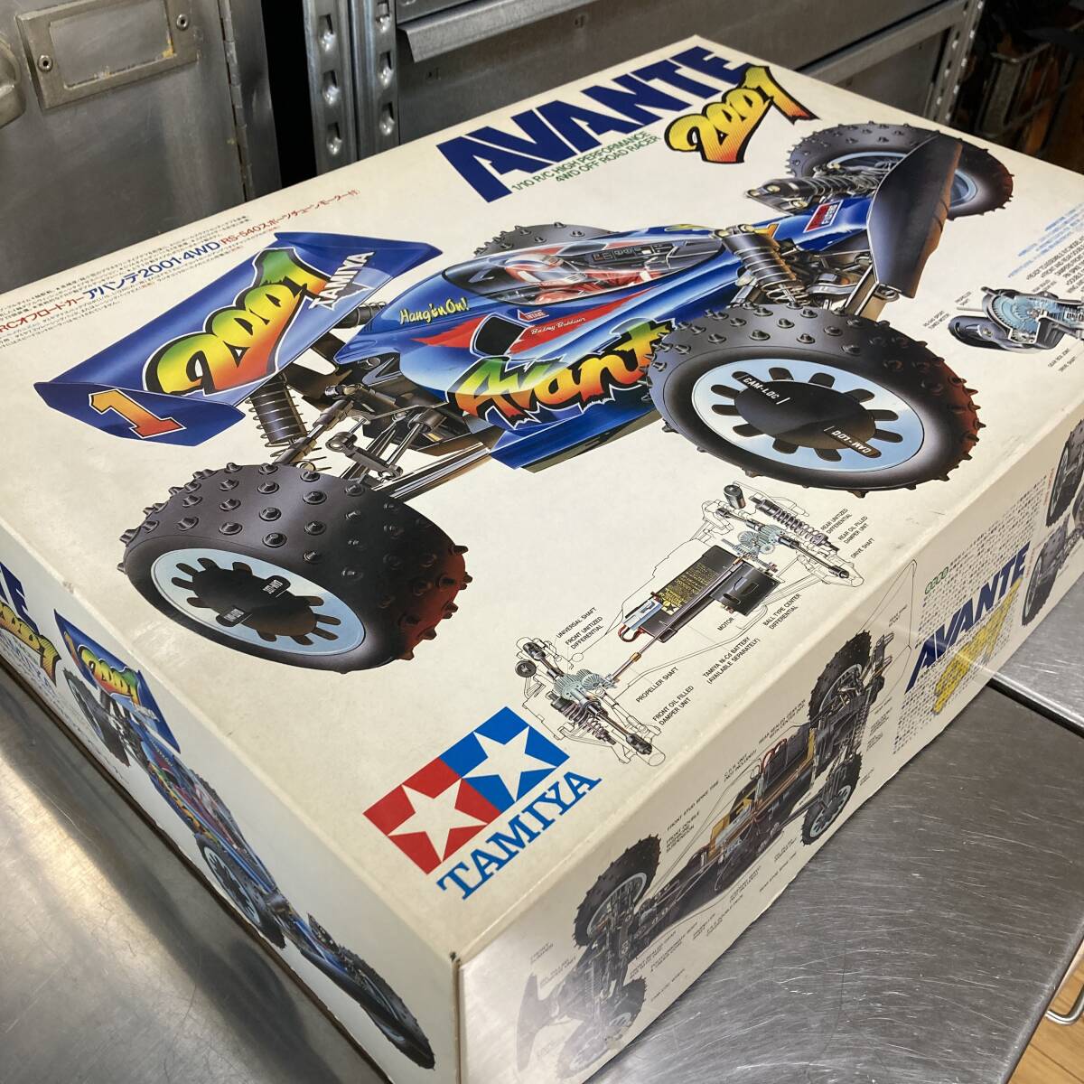 当時物 箱のみ タミヤ アバンテ 2001 ラジコン RC パーツ 1/10 当時物