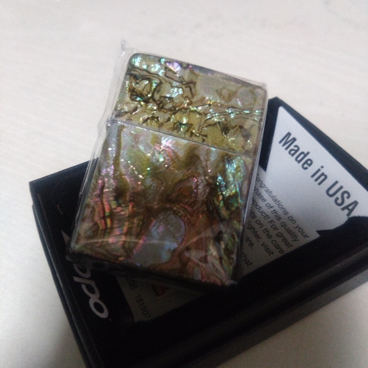 ZIPPO ジッポ 貝巻 5面加工 Shell シェル 2004年製 未使用