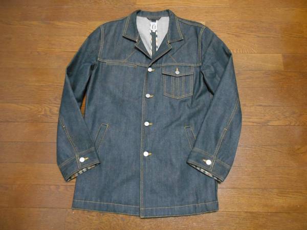 美品DAKSダックス カバーオールデニムJK L DAKS ダックスのジーンズ 