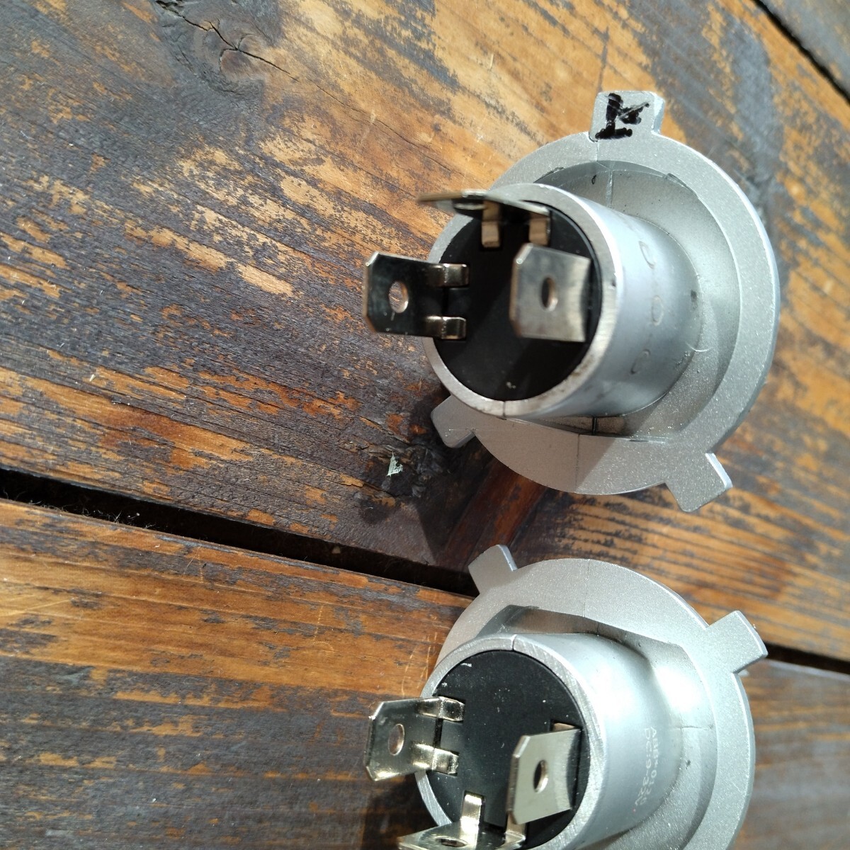 LEDヘッドライト H4 Lmmc製中古 Hi Lo Juwel Metal_4