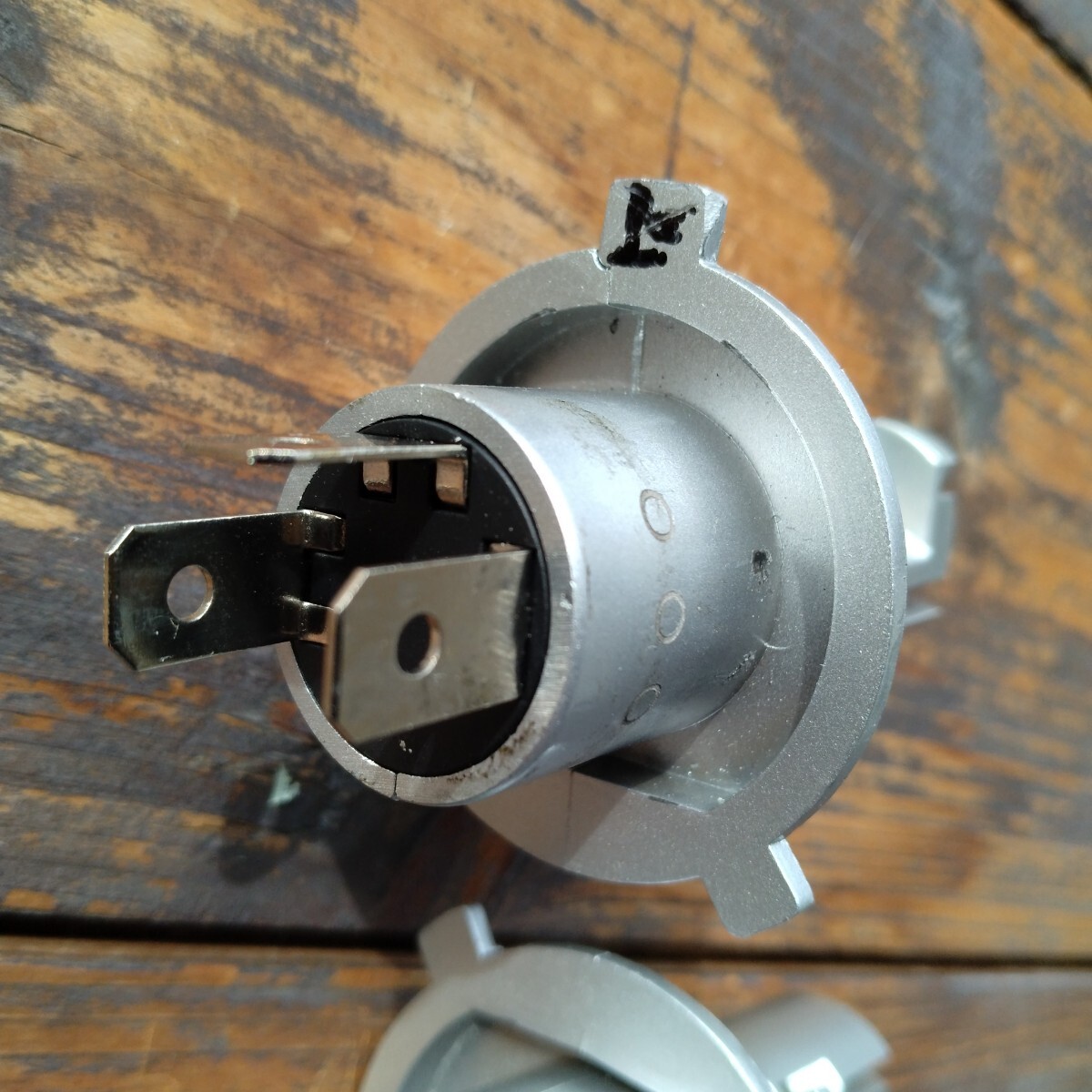 LEDヘッドライト H4 Lmmc製中古 Hi Lo Juwel Metal_5