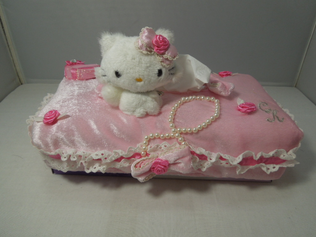 激レア チャーミーキティ ティッシュボックスカバー_2