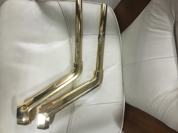 CBX CBR 400 F 等に CBX1000ハンドル 金メッキ 剥がれ無し