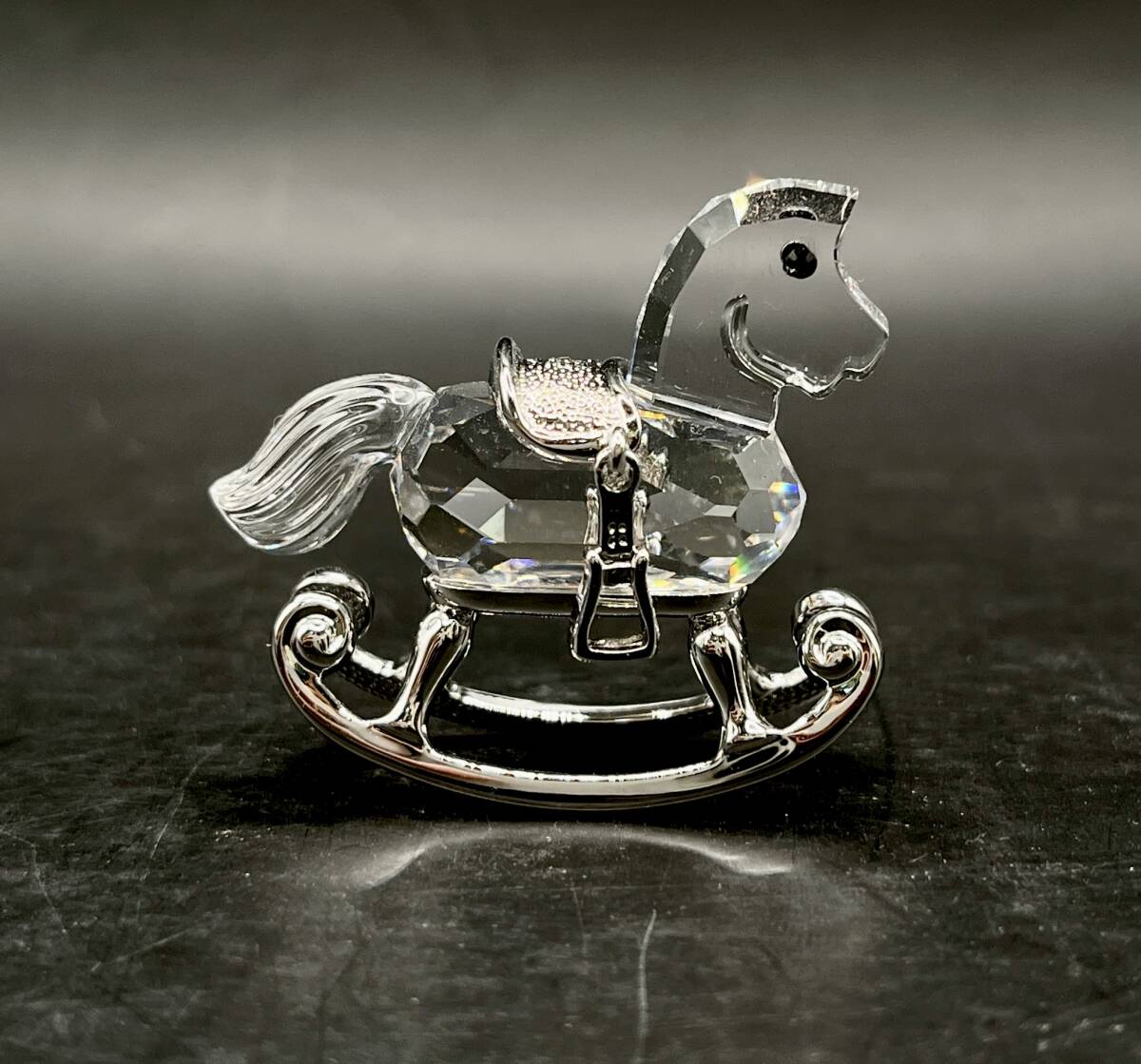 蘇や(MMY52) 置物 SWAROVSKI スワロフスキー ロッキングホース 馬 木馬 蘇や(MMY52) 置物 SWAROVSKI スワロフスキー ロッキングホース 馬 木馬