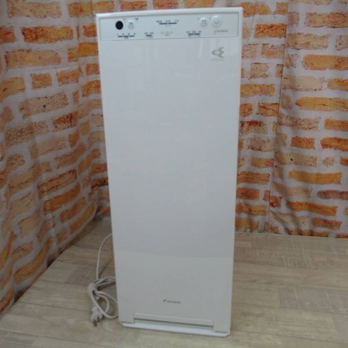 FB1171【美品】ダイキン 加湿ストリーマ空気清浄機 ホワイト MCK40X-W 2021年製 リモコン欠品 花粉 脱臭 PM2.5 ウイルス DAIKIN_1