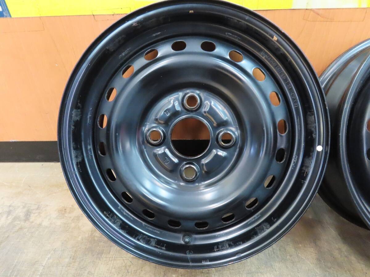 ☆トヨタ パッソ 30系 純正 13インチ スチールホイール 4.5J +35 4穴