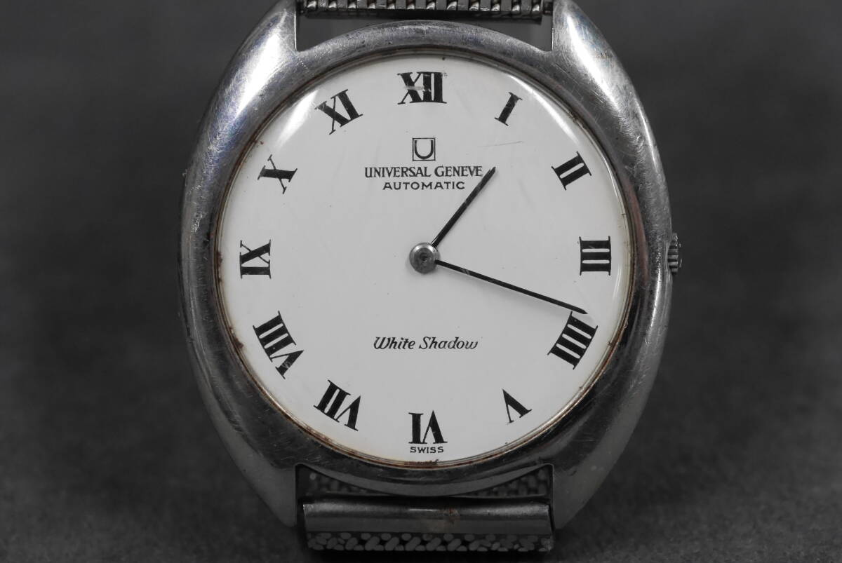 128 UNIVERSAL GENEVE WHITE SHADOW 866101 自動巻き_1