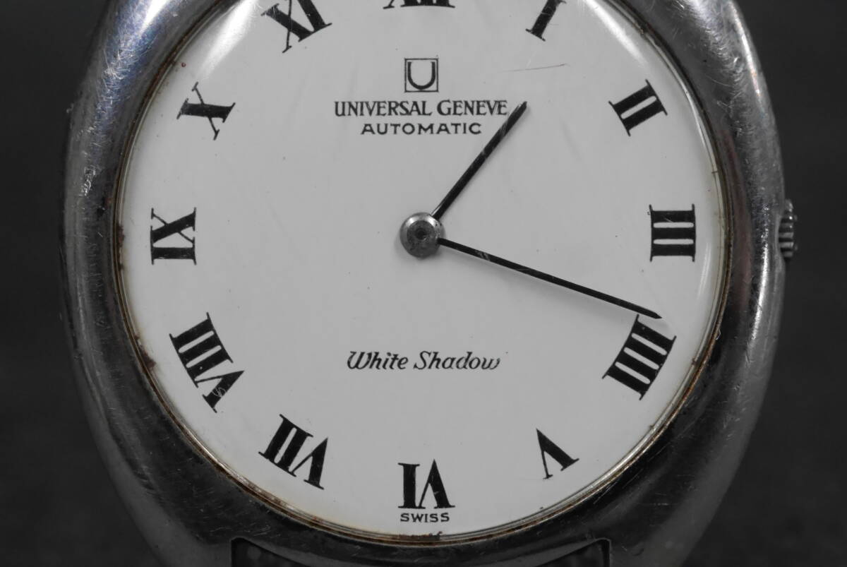 128 UNIVERSAL GENEVE WHITE SHADOW 866101 自動巻き_2