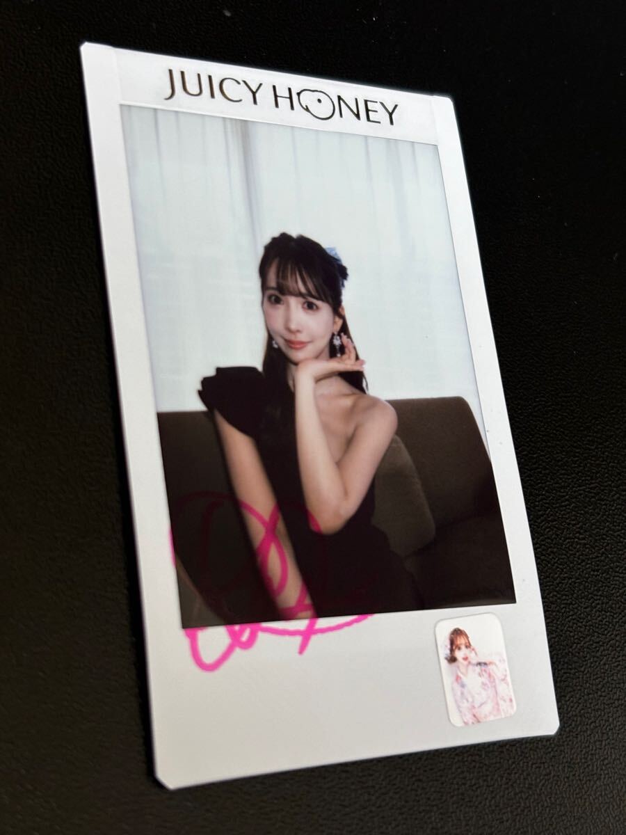 【1枚限定 チェキサイン】 三上悠亜 2024 JUICY HONEY le chef-d’oeuvre Your History ピンク 直筆サイン プリクラ付き ジューシーハニー_2