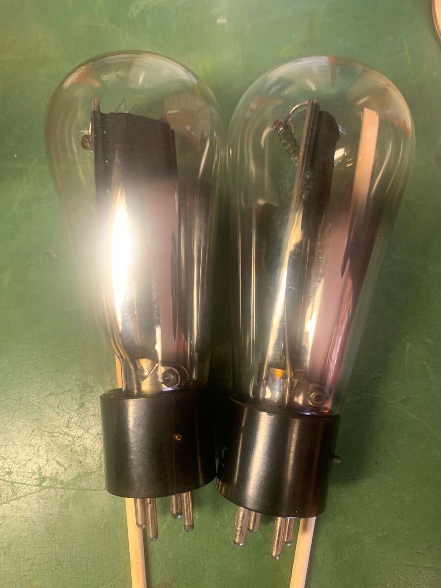 RCA UX 281 最初期型　ペア　未使用に近い　片波整流管　真空管　整流管　_4