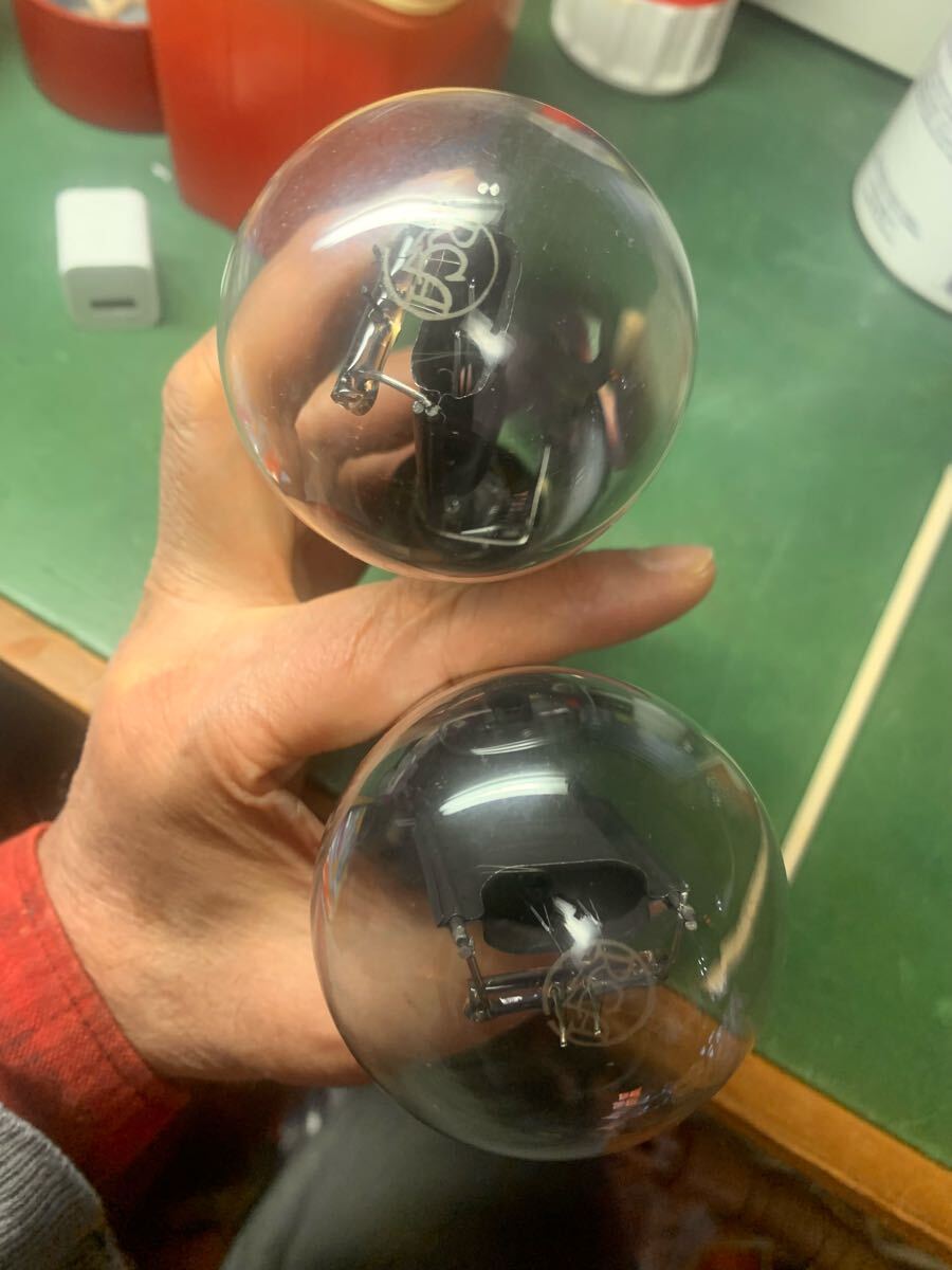 RCA UX 281 最初期型　ペア　未使用に近い　片波整流管　真空管　整流管　_6