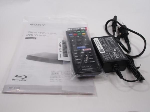 中古 ソニー ブルーレイ／DVDプレーヤー BDP-S1500 家電、AV、カメラ