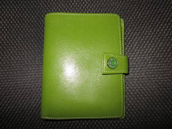 ラ　バガジェリー　2つ折財布★美品★上品グリーン★送料込み