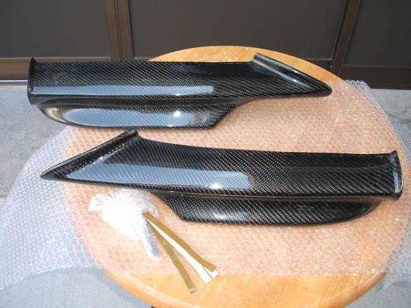 新品　BMW E90 E91 Msp カーボン調 スプリッター リップ E91