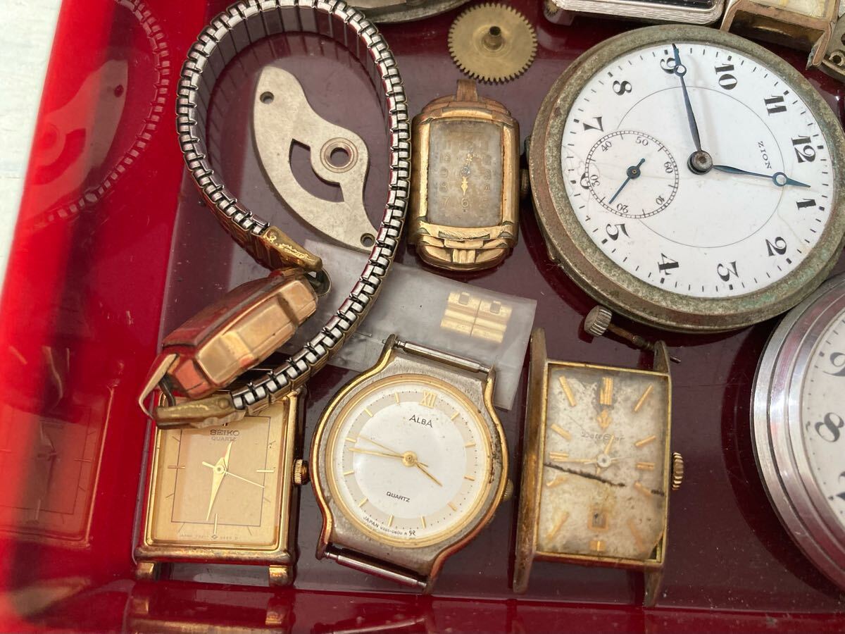 SEIKO CITIZEN セイコー シチズン シーマ 懐中時計 機械式 手巻き ジャンク 部品 まとめて メンズ レディース パーツ_2