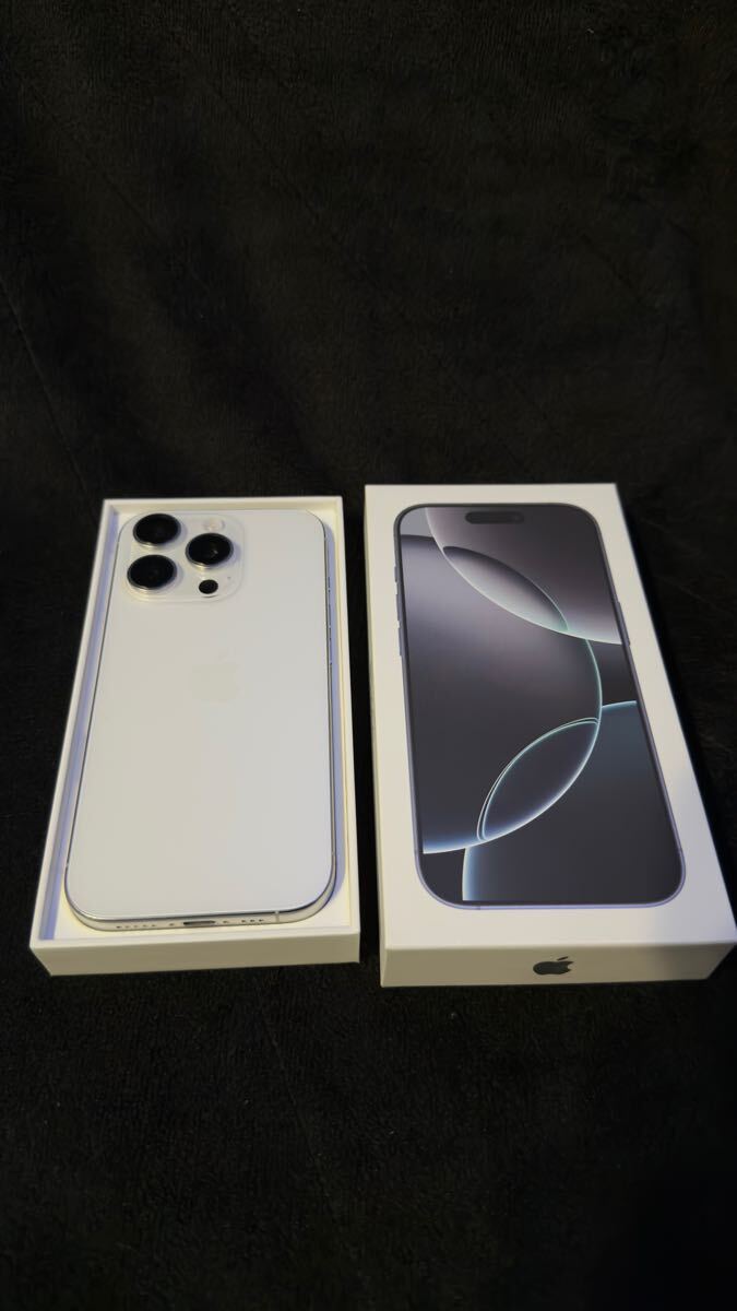 【新品同様】iPhone16Pro 256GB SIMフリー ホワイトチタニウム_1