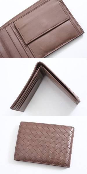 ボッテガヴェネタ イントレレザー 二つ折り 財布/A01
