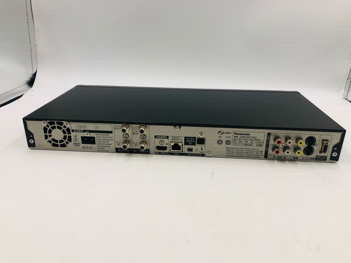 △ Panasonic パナソニック DIGA ブルーレイディスクレコーダー DMR