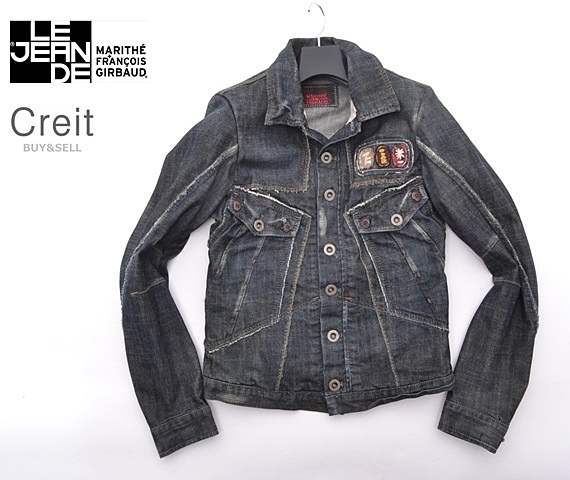 L70□MARITHE FRANCOIS GIRBAUD ジルボー デニムジャケット S vintage 
