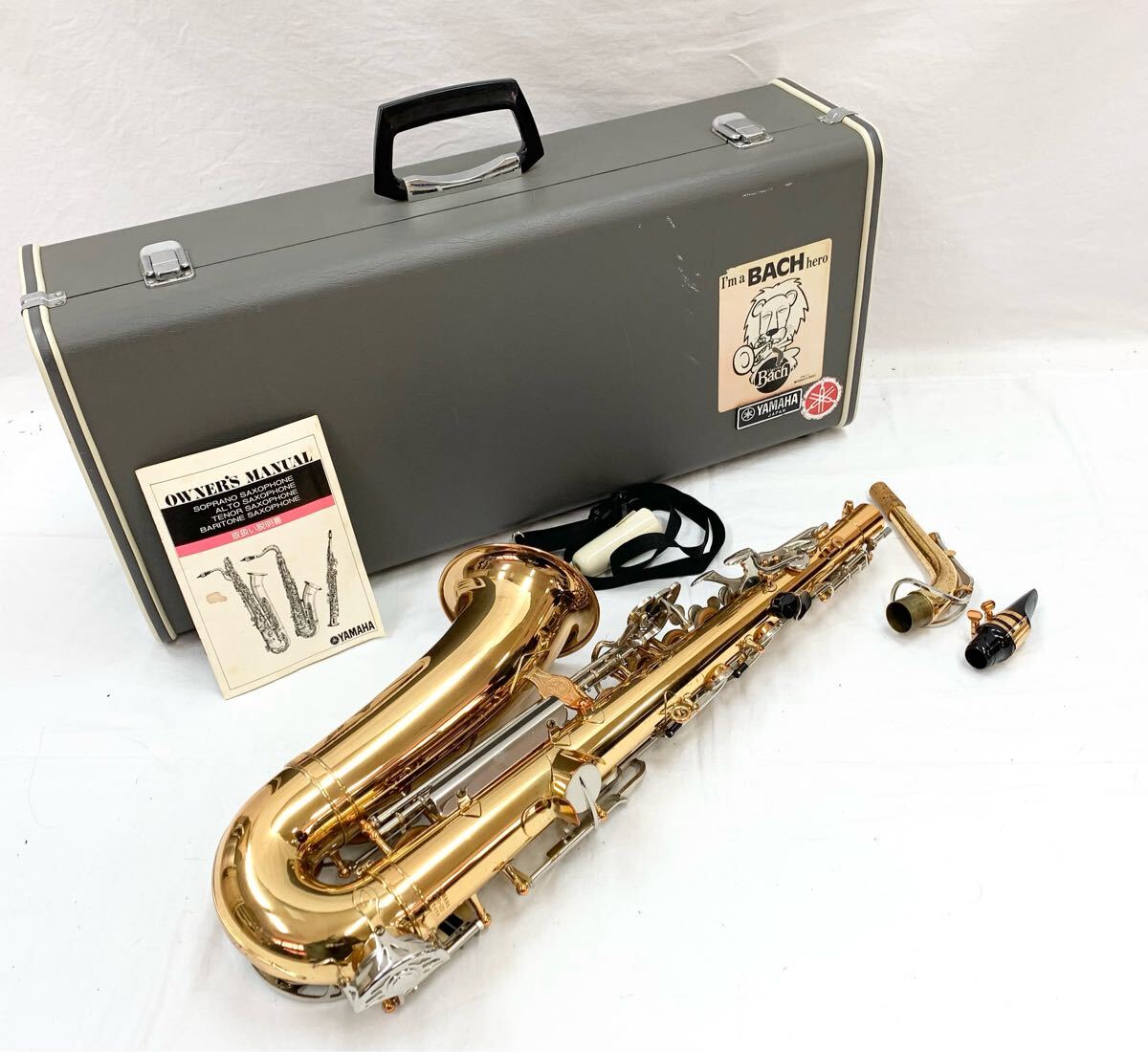 FN14943X YAMAHA ヤマハ サックスフォーン アルトサクソフォーン SAXOPHONE YAS-22 026409 楽器 音楽 吹奏楽 菅楽器 ケース付 現状出品_1