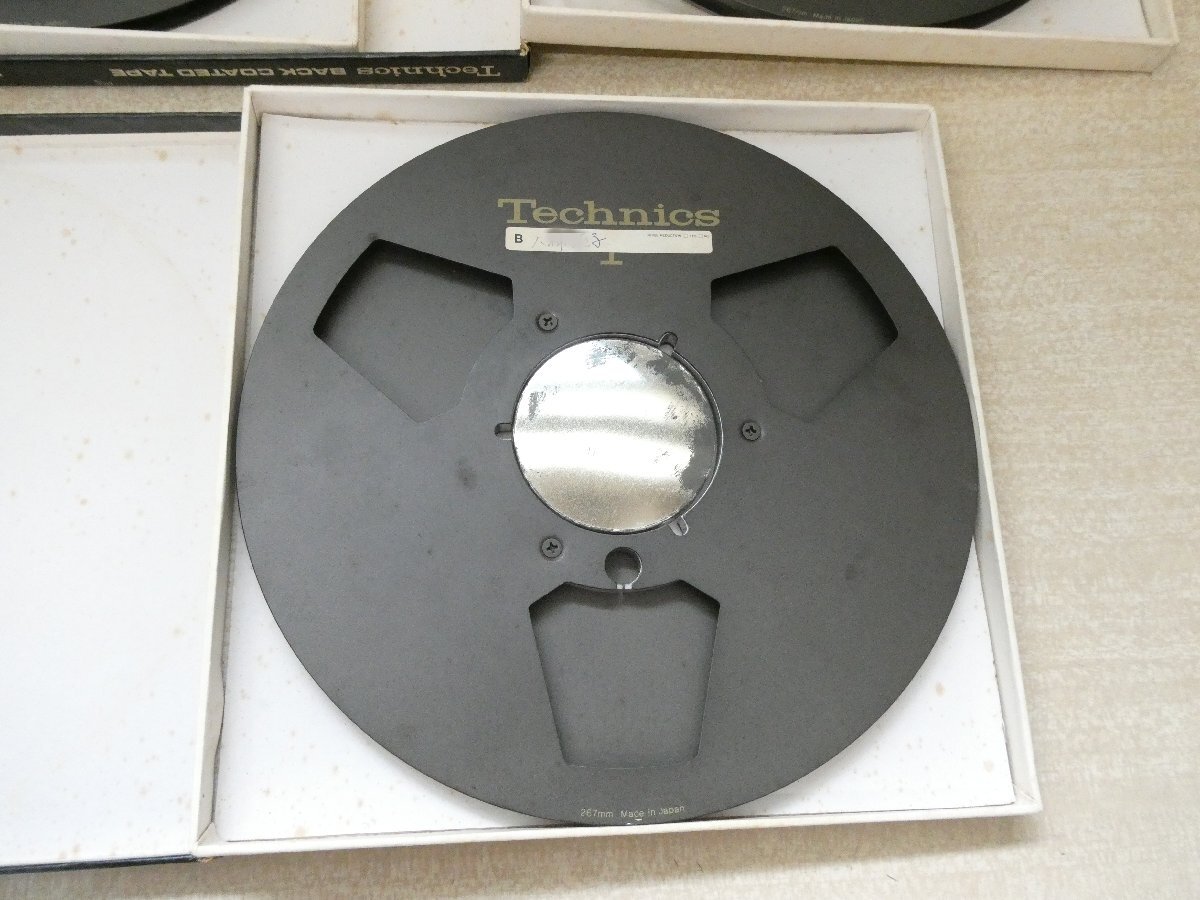 W5007] Technics RT-10B218 オープンリール 3点セット / テクニクス10